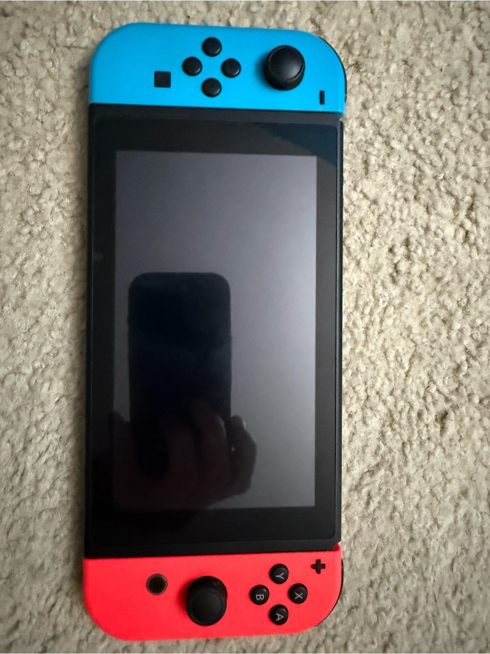 Nintendo Switch Console with Neon Blue and Neon Red Joy-Con (LIKE NEW) - Picture 4 of 5